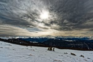 Nuages et lumières sur les Pyrénées