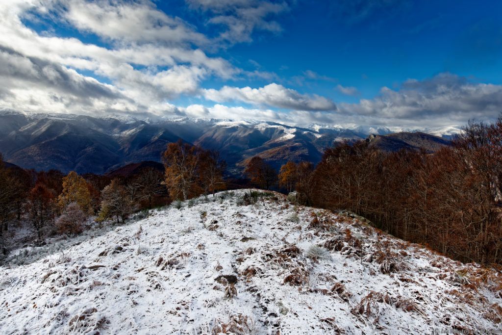 Vue sur les Pyrénées Ariégeoises - Cliquer pour voir la photo en haute résolution