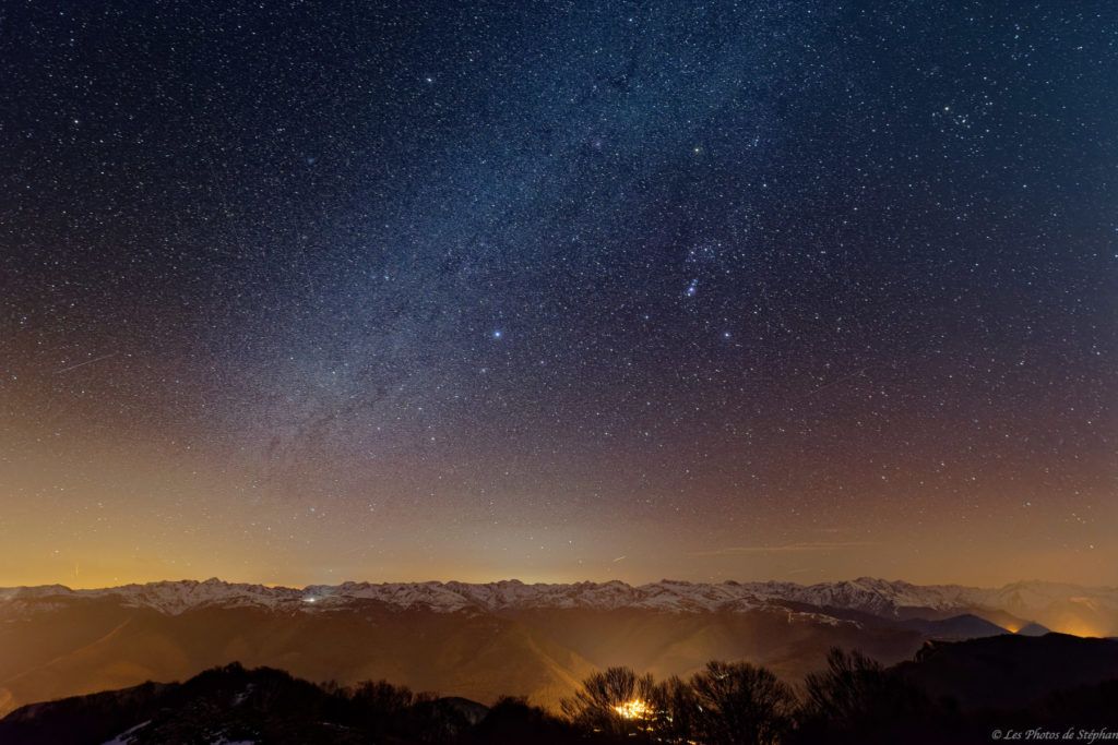 Voie Lactée sur Pyrénées